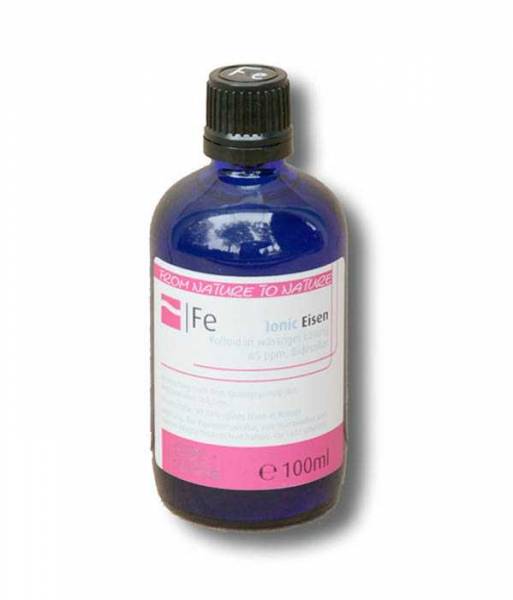 Colloidal iron - iron is perfectly bioavailable as a colloidal mineral