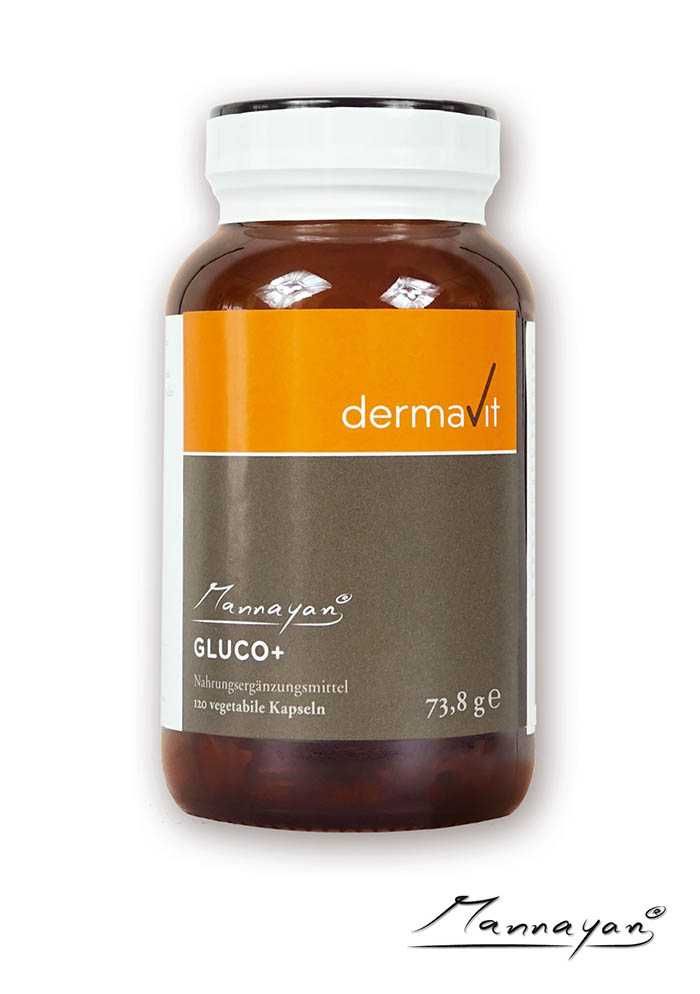 Gluco Plus Mannayan, 120 Kapseln, 73,8 g - natürliche Vitamine, Mineralien