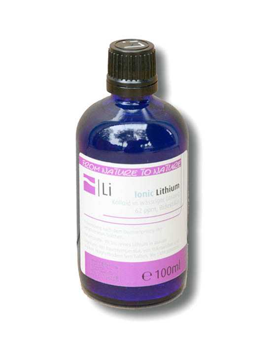 Buy Colloidal Lithium - Perfectly Bioavailable as a Colloidal mineral