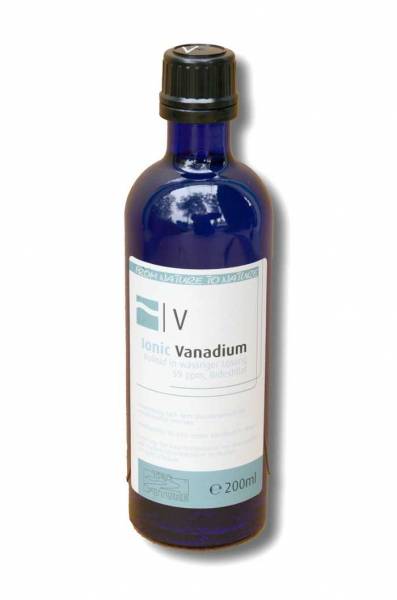 Buy colloidal vanadium - perfectly bioavailable as a colloidal mineral