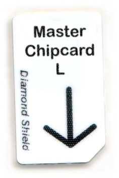 Master chipcard LARGE für Diamond Shield und Biowave Zapper