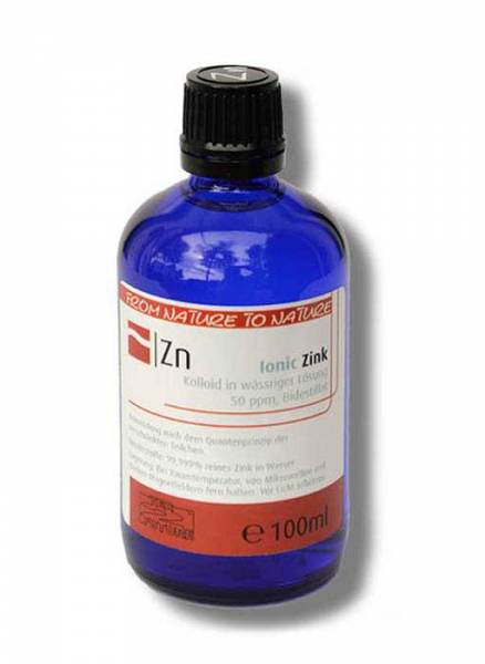 Colloidal zinc 100ml - perfectly bioavailable as a colloidal mineral