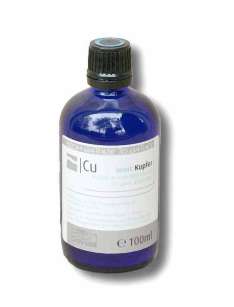 Colloidal copper - perfectly bioavailable as a colloidal mineral