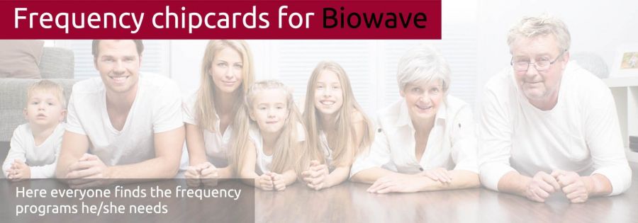 Frequency chipcards for Biowave parasite zapper for frequency therapy