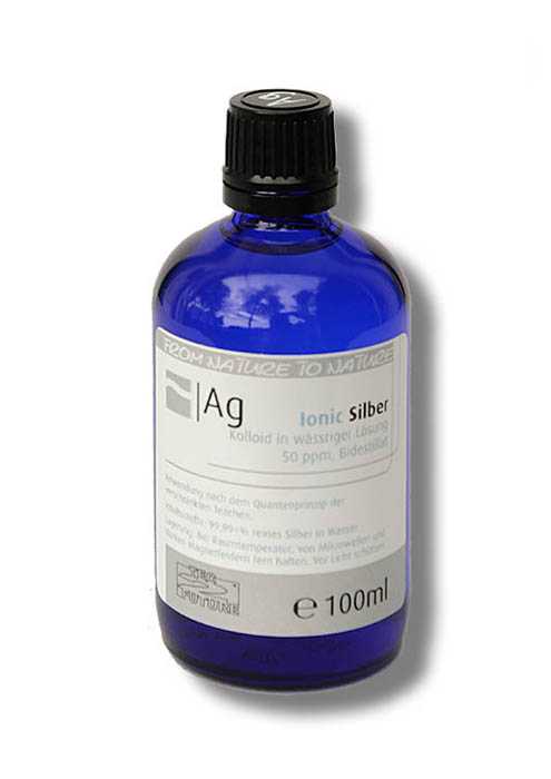Colloidal silver 100ml - natural, versatile antibiotic in high quality