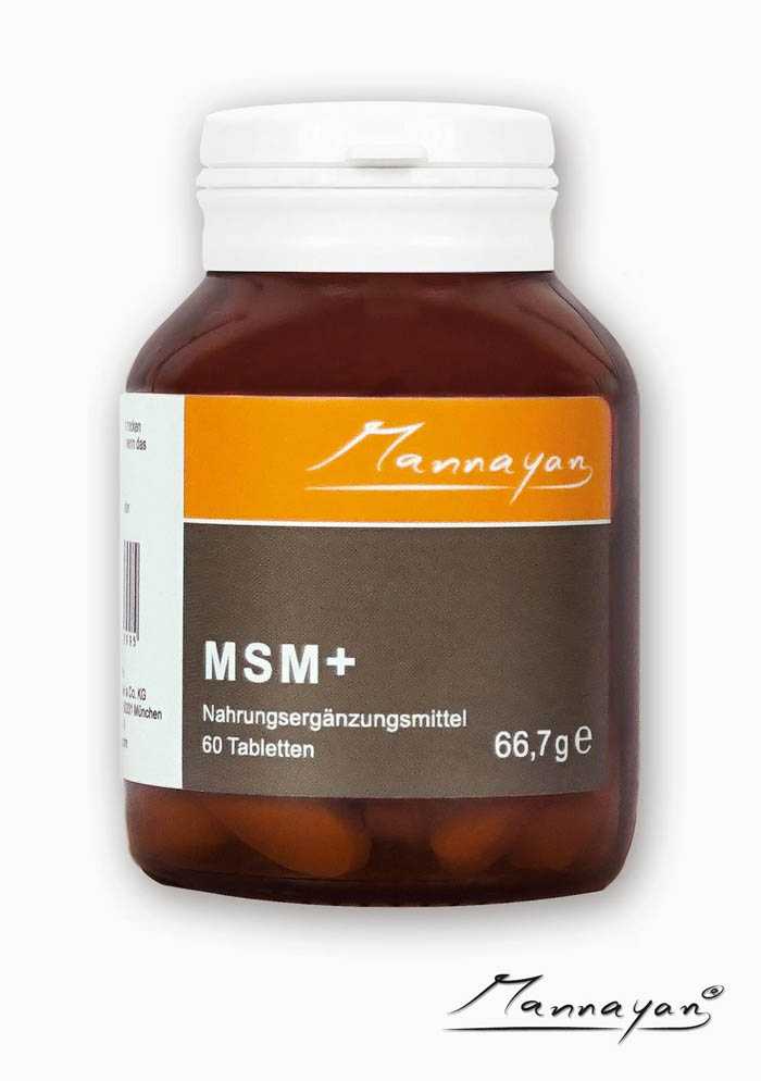 Buy MSM capsules - manifold positive effects