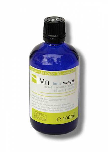 Colloidal Manganese 100ml - perfectly bioavailable as colloidal mineral